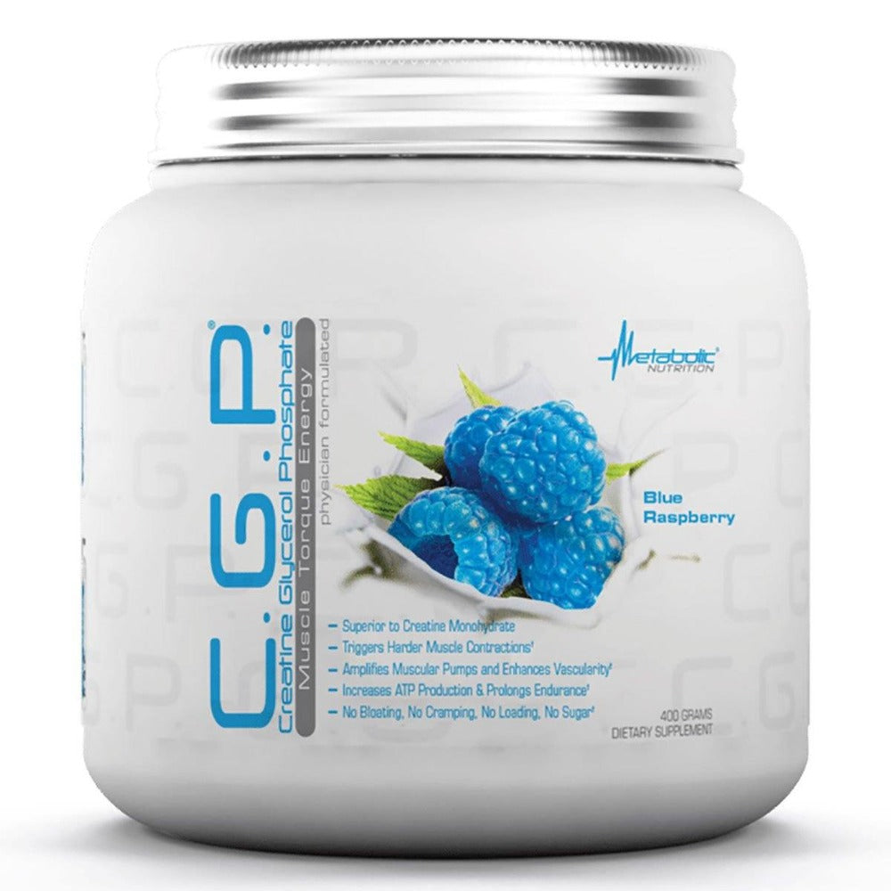 Metabolic Nutrition C.G.P. 400 Grams Creatine Metabolic Nutrition Blue Raspberry (1058822029355)