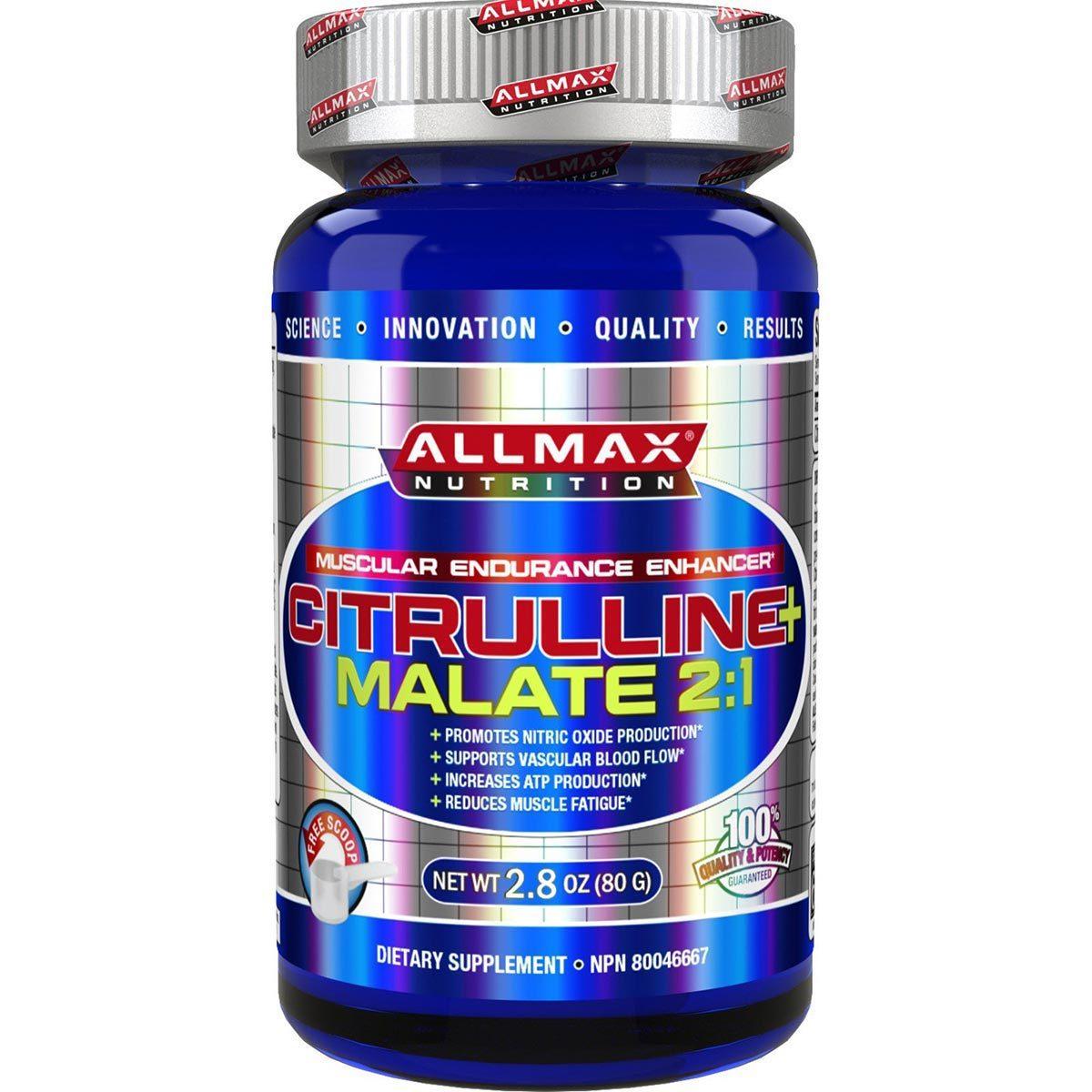 Allmax Nutrition Citrulline Malate 2:1 80 Grams Amino Acids Allmax Nutrition (1058946842667)