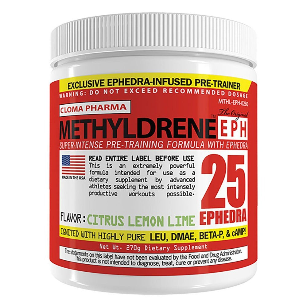 Cloma Pharma Methyldrene EPH 25mg Ephedra 45SV Pre-workout Cloma Pharma Citrus Lemon Lime (1357679984683)