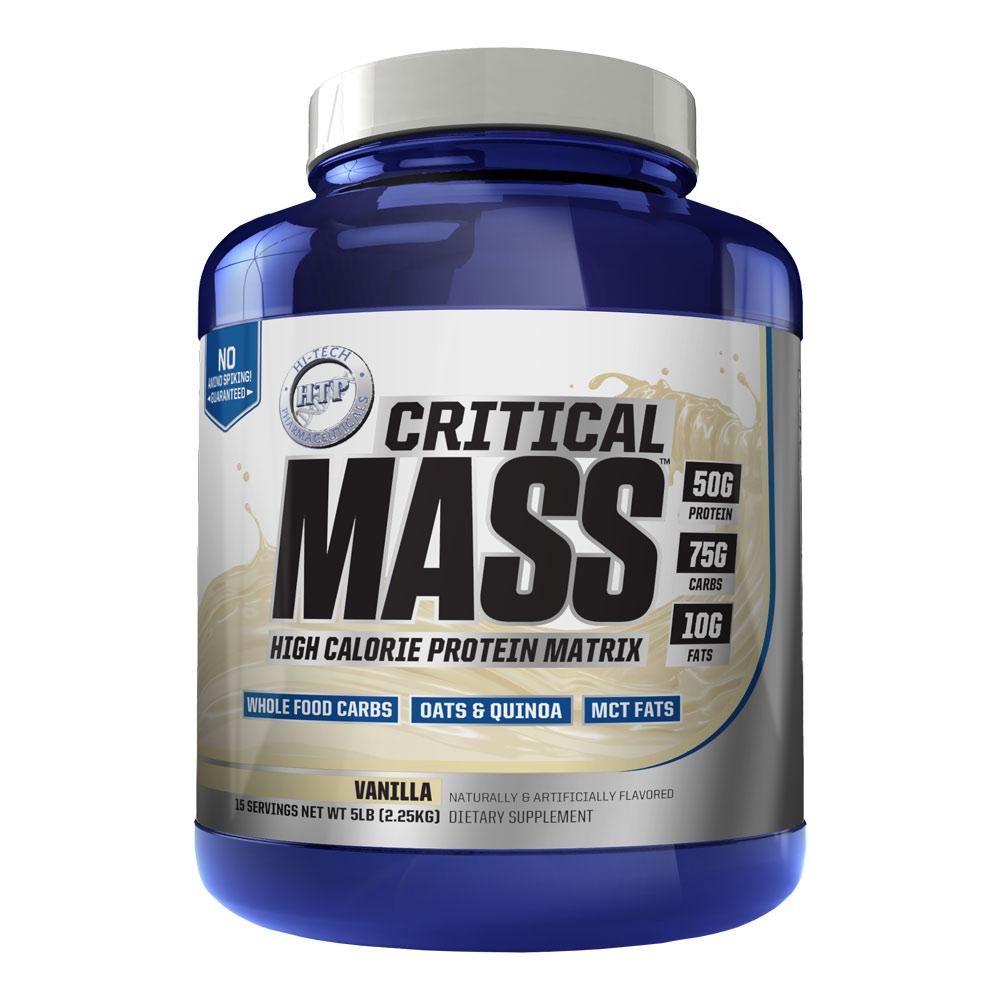 Hi-Tech Pharmaceuticals Critical Mass 5lb Protein Powders Hi-Tech Pharmaceuticals (4424296431681)