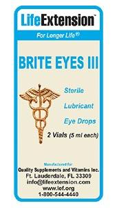 Life Extension Brite Eyes III 2 vials (5 ml each) Other Supplements Life Extension (1058239709227)