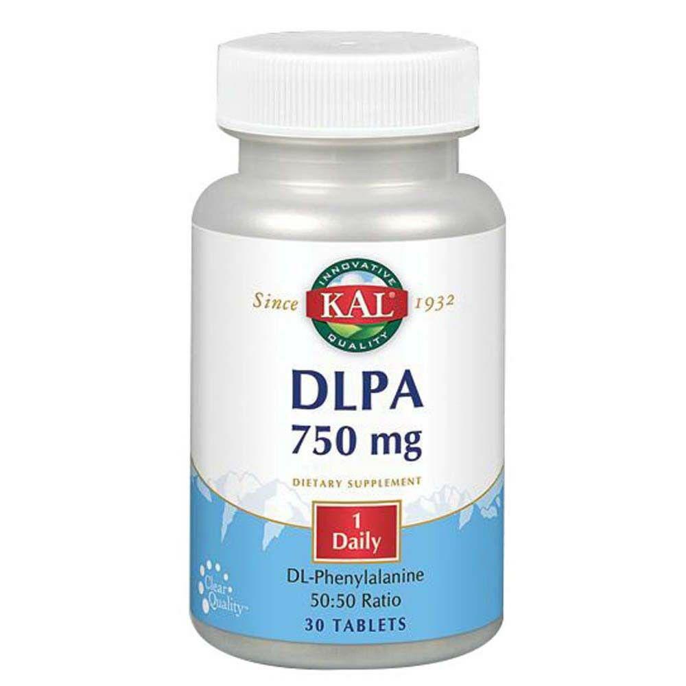 Kal DLPA 750mg 60 Capsules Amino Acids Kal (1790026580011)