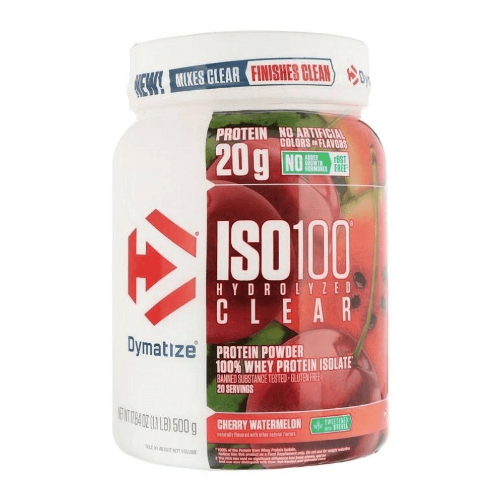 Dymatize Iso-100 Clear 20/sv Protein Powders Dymatize Cherry Watermelon (4554578264129)