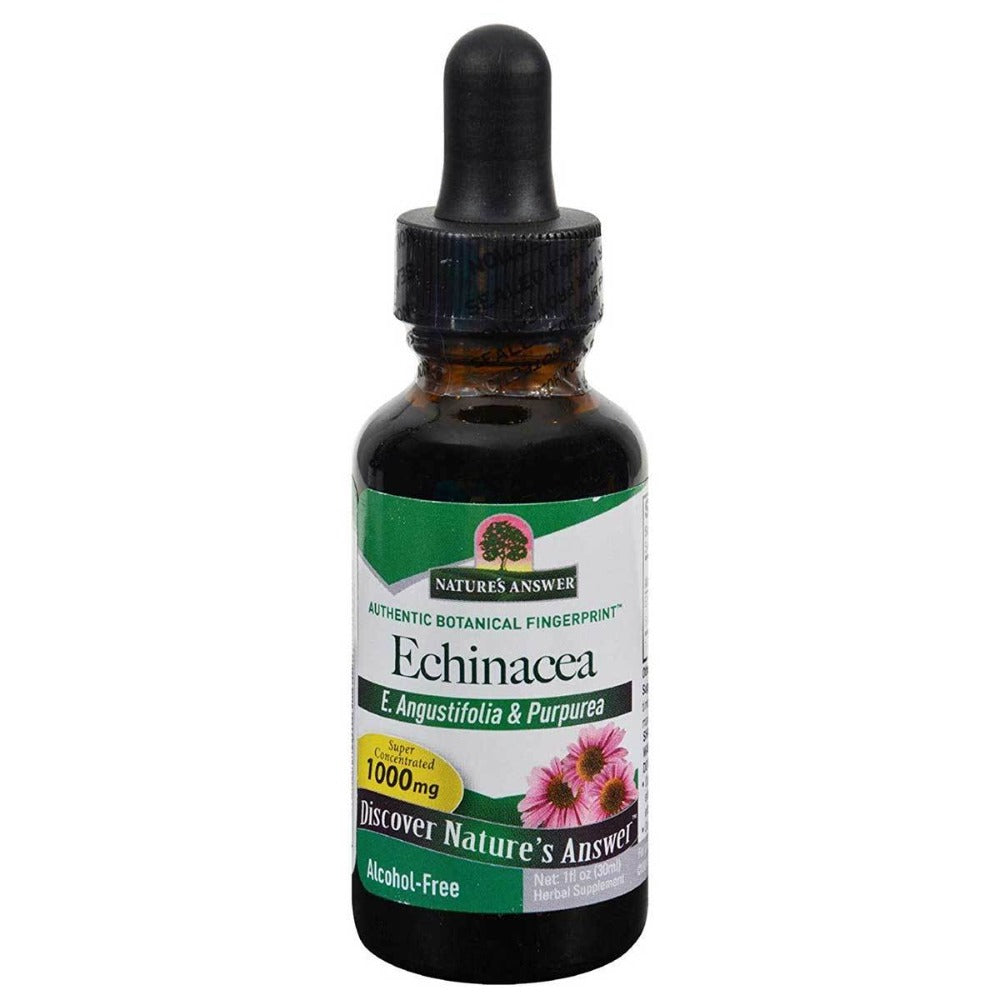 Nature's Answer Alcohol Free Echinacea Liquid Extract 1 fl oz Herbs Nature's Answer (1057908031531)