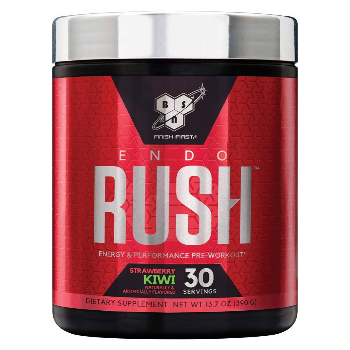 BSN Endorush 30 Servings Pre-workout BSN Strawberry Kiwi (1533309091883)