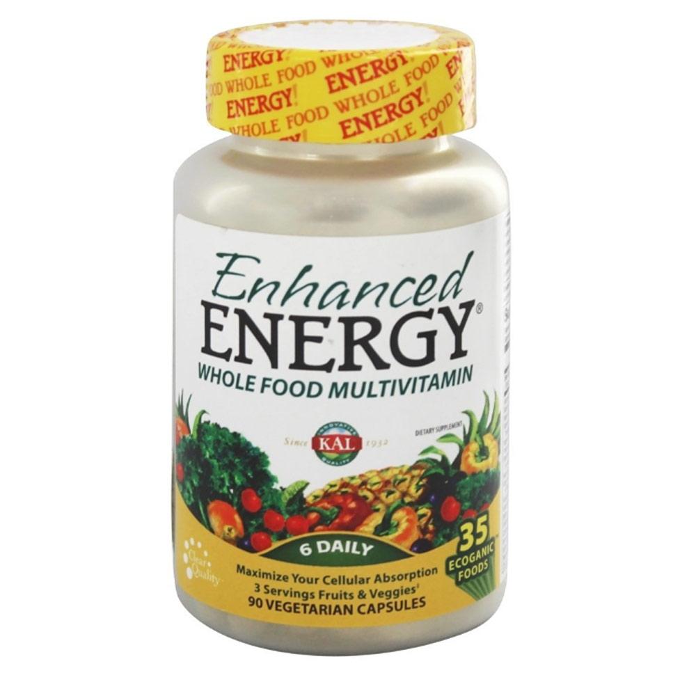 Kal Enhanced Energy Wholefood Multivitamin 90 Tablets | Multivitamin Specialty Health Products Kal (1790031691819)