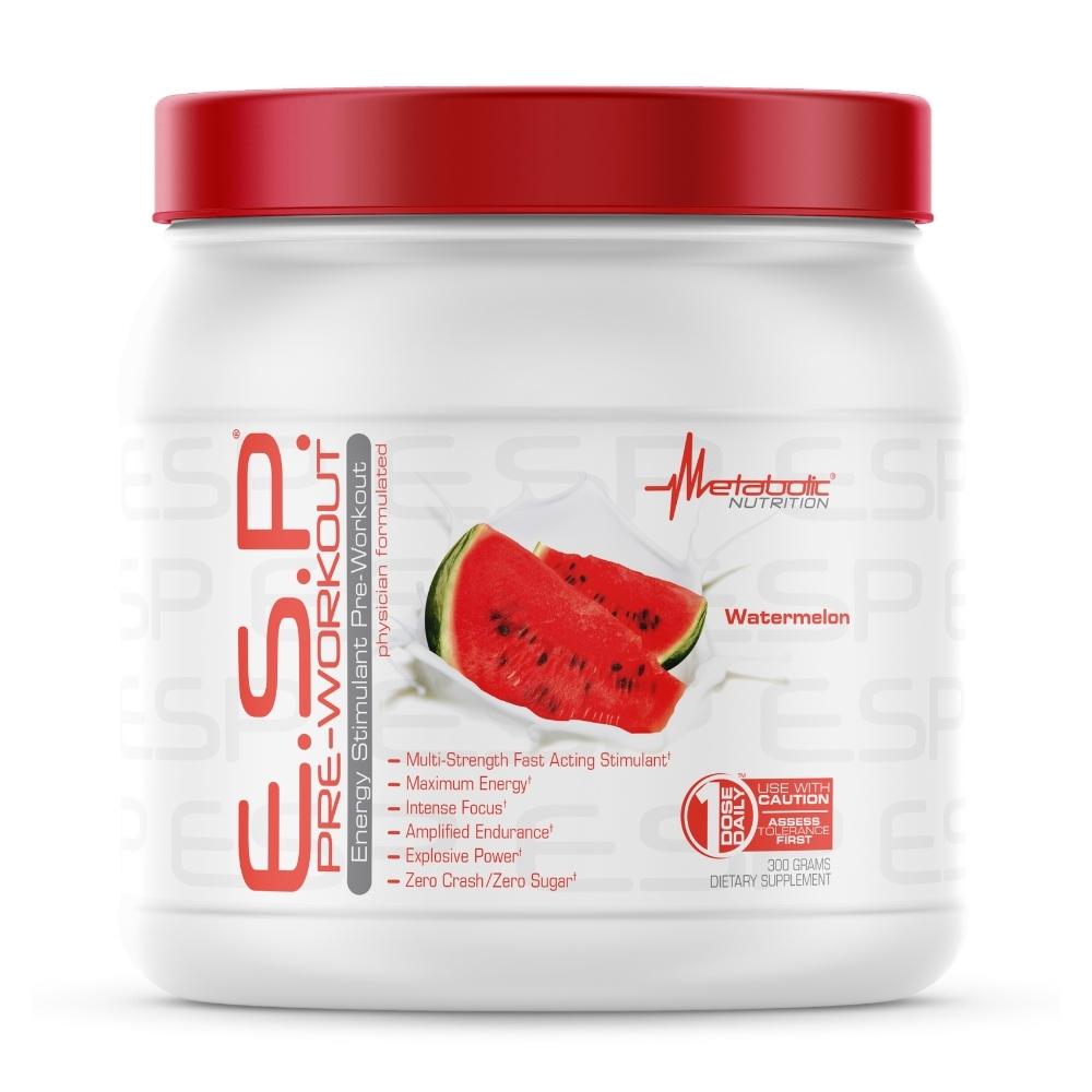 Metabolic Nutrition E.S.P. 300 Grams Pre-workout Metabolic Nutrition Watermelon