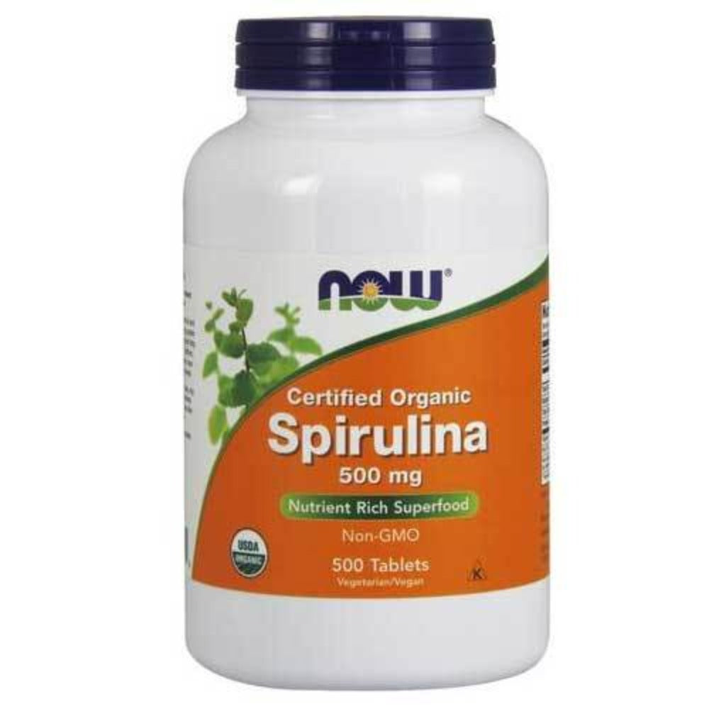 Now Foods Spirulina 500 Mg 500 Tablets Greens / Super Foods Now Foods (1059137978411)