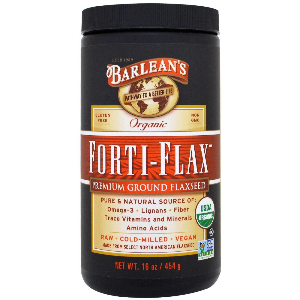 Barlean's Forti-Flax Ground Flax Seed 16oz Omega Fatty Acids / EFAs Barlean's (1057947058219)