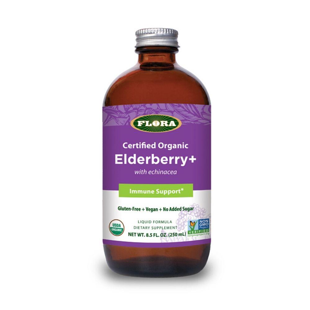 Flora Elderberry + Echinacea 8.5 fl oz Herbs Flora (Udo's Choice) (4485058396225)