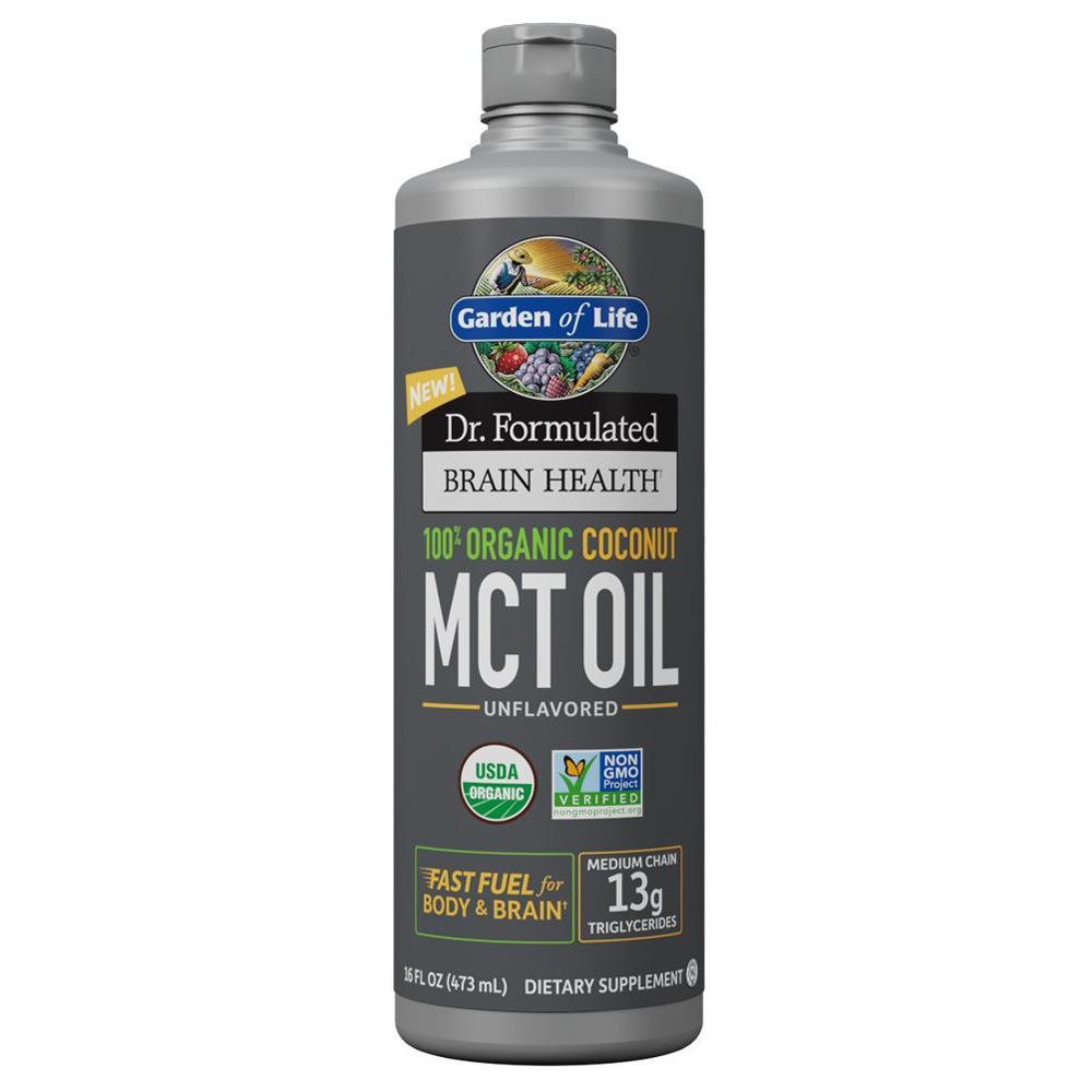 Dr Formulated Organic Coconut MCT Oil 16oz Essential Fatty Acids & - Oils Garden of Life (1668625530923)