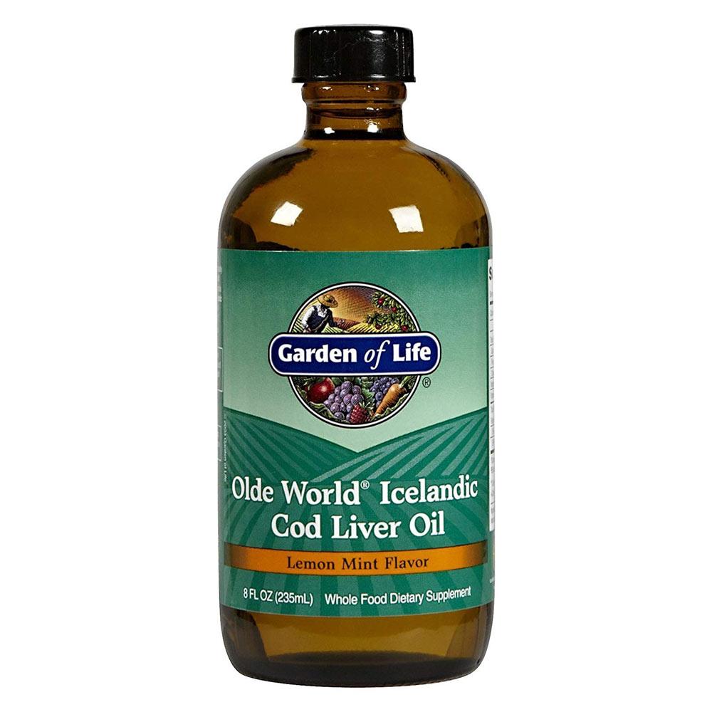 Garden of Life Icelandic Cod Liver Oil Lemon Mint Essential Fatty Acids & - Oils Garden of Life (1776738238507)