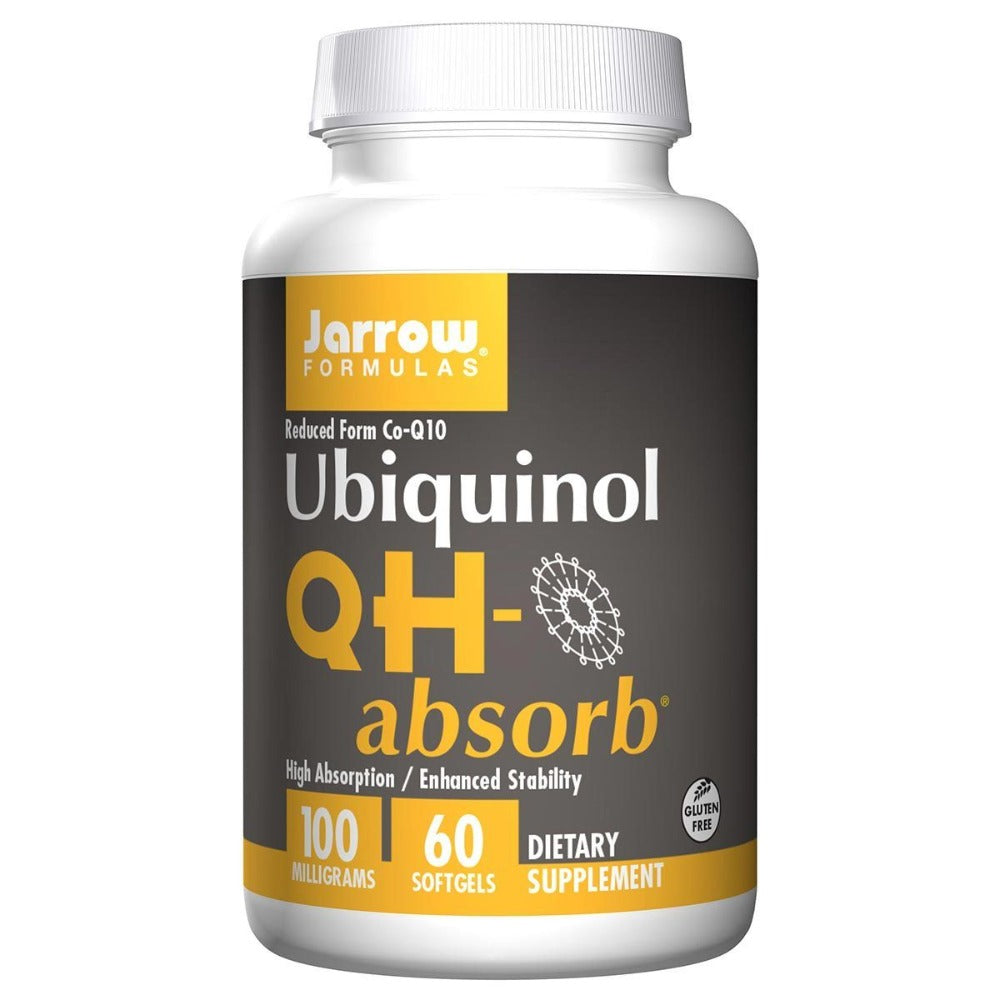 Jarrow Formulas QH-absorb Ubiquinol 100mg 60 Softgels Antioxidants / CoQ-10 Jarrow Formulas (1058782445611)