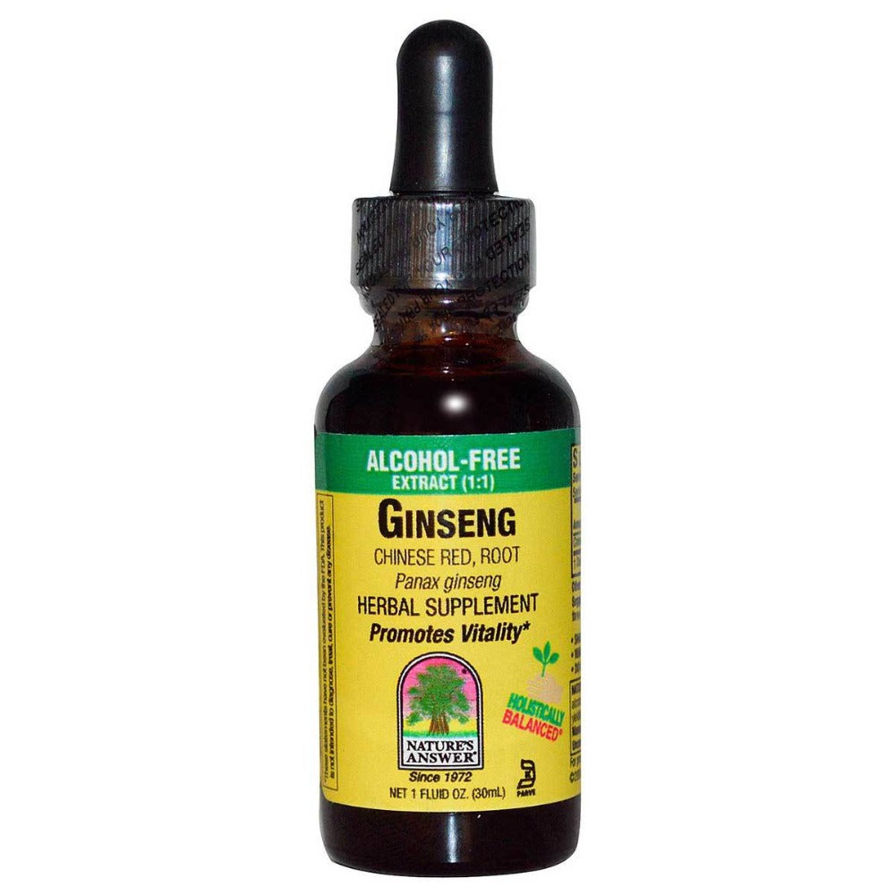 Nature's Answer Red Ginseng Alcohol Free 2000mg 1oz Herbs Nature's Answer (1058085961771)