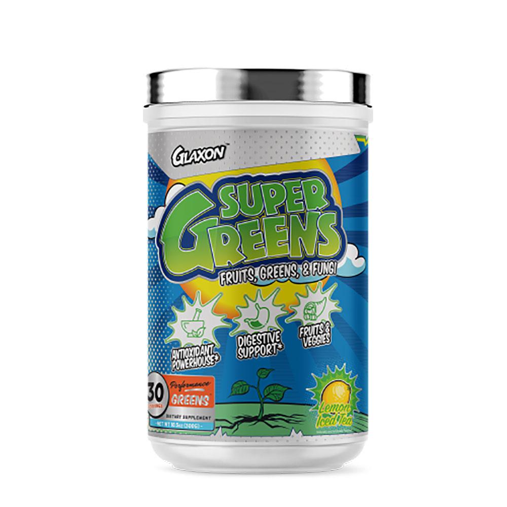 Glaxon Super Greens 30 Servings Meal Replacement Powders Glaxon Lemon Iced Tea (4622989099073)