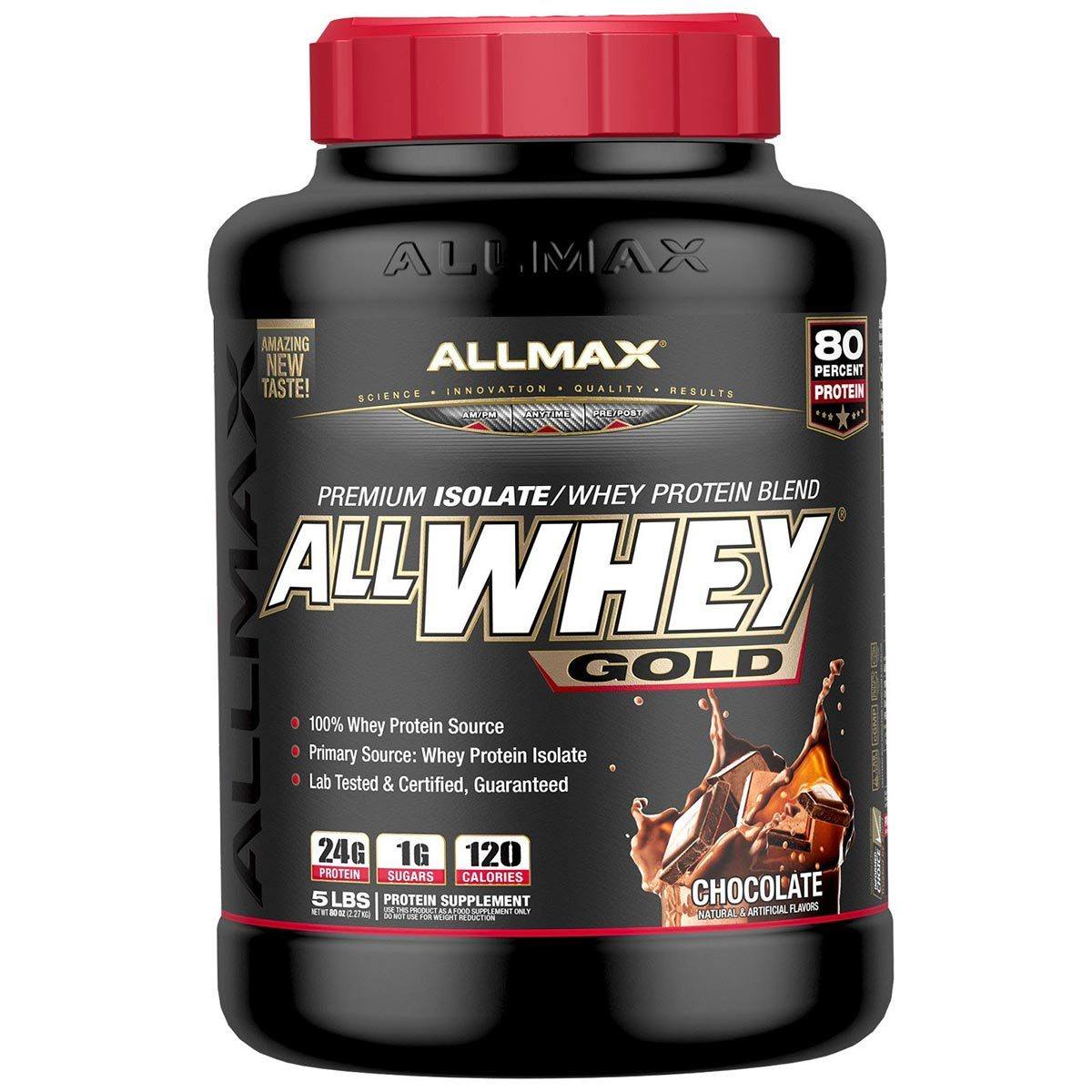Allmax Nutrition AllWhey Gold 5 Lbs Protein Allmax Nutrition Chocolate (1058609791019)