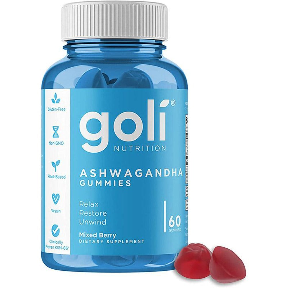 Goli Ashwagandha 60 Gummies Herbs Goli Nutrition