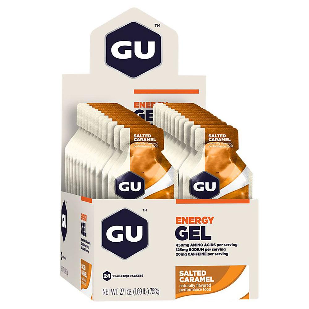 Gu Energy 24/Packets Sports Performance Recovery Gu Energy Salted Caramel (4601068716097)