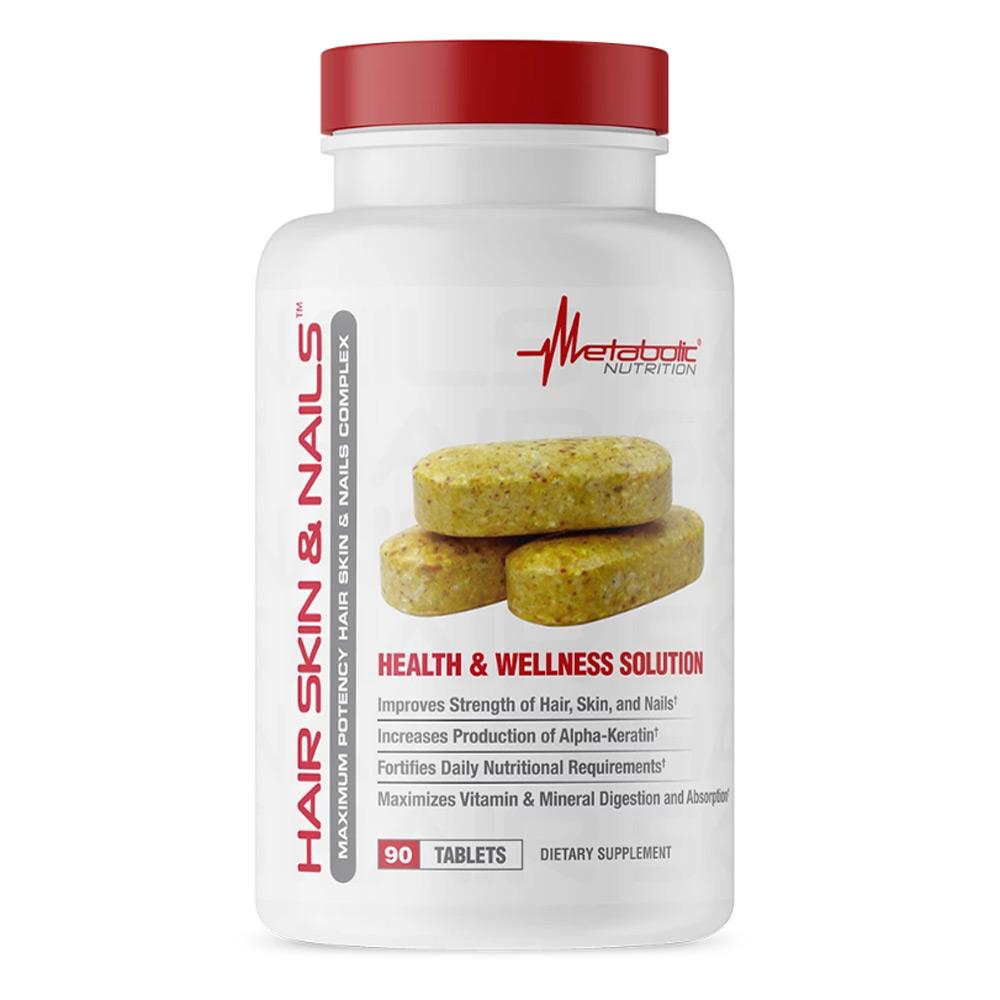 Metabolic Nutrition Hair Skin Nails Health Wellness Solution 90 Tabs Specialty Health Products Metabolic Nutrition (4166351978539)