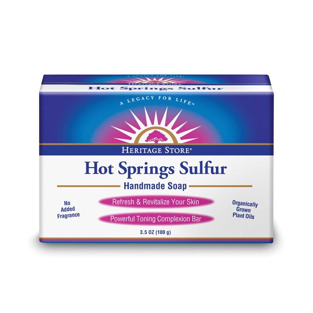 Heritage Store Hot Springs Sulfur Soap 3.5oz 100g Personal CareHygeine Heritage Store