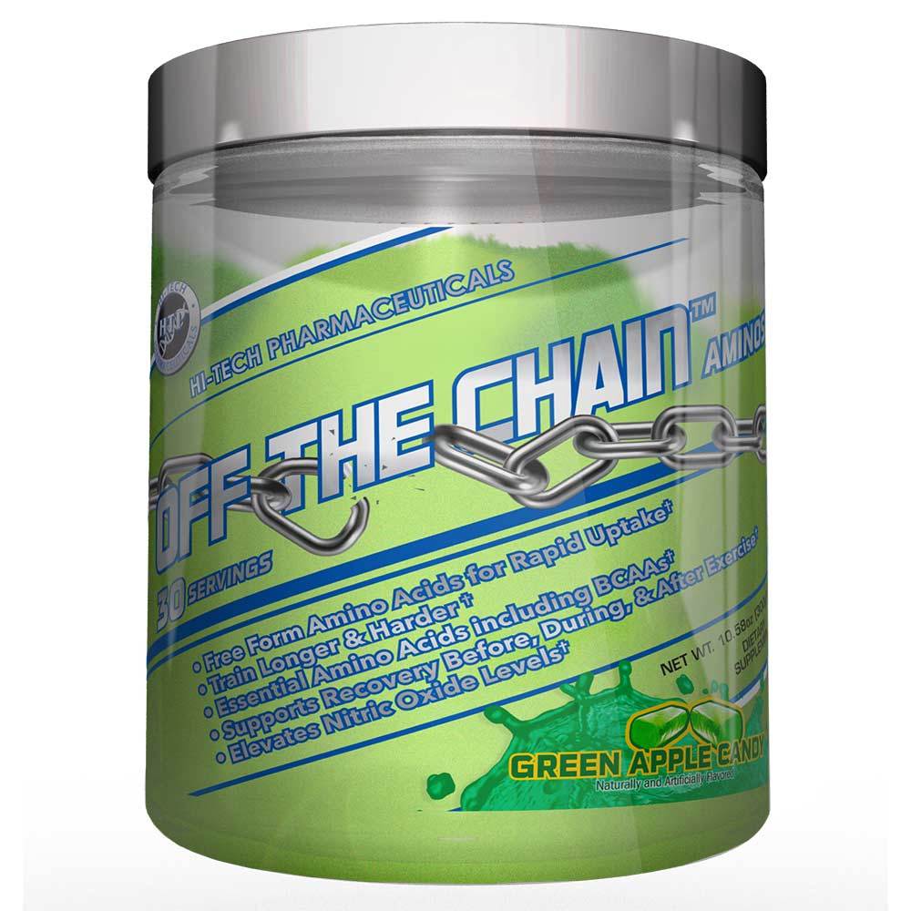 Hi-Tech Pharmaceuticals Off the Chain 30 Servings Amino Acids Hi-Tech Pharmaceuticals Green Apple (1059218456619)