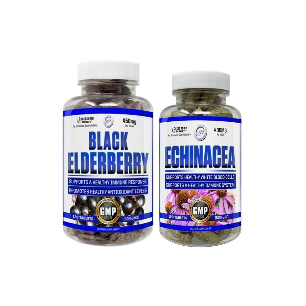 Hi-Tech Elderberry + Echinacea Stack Vitamins & Minerals Hi-Tech Pharmaceuticals (4598544400449)