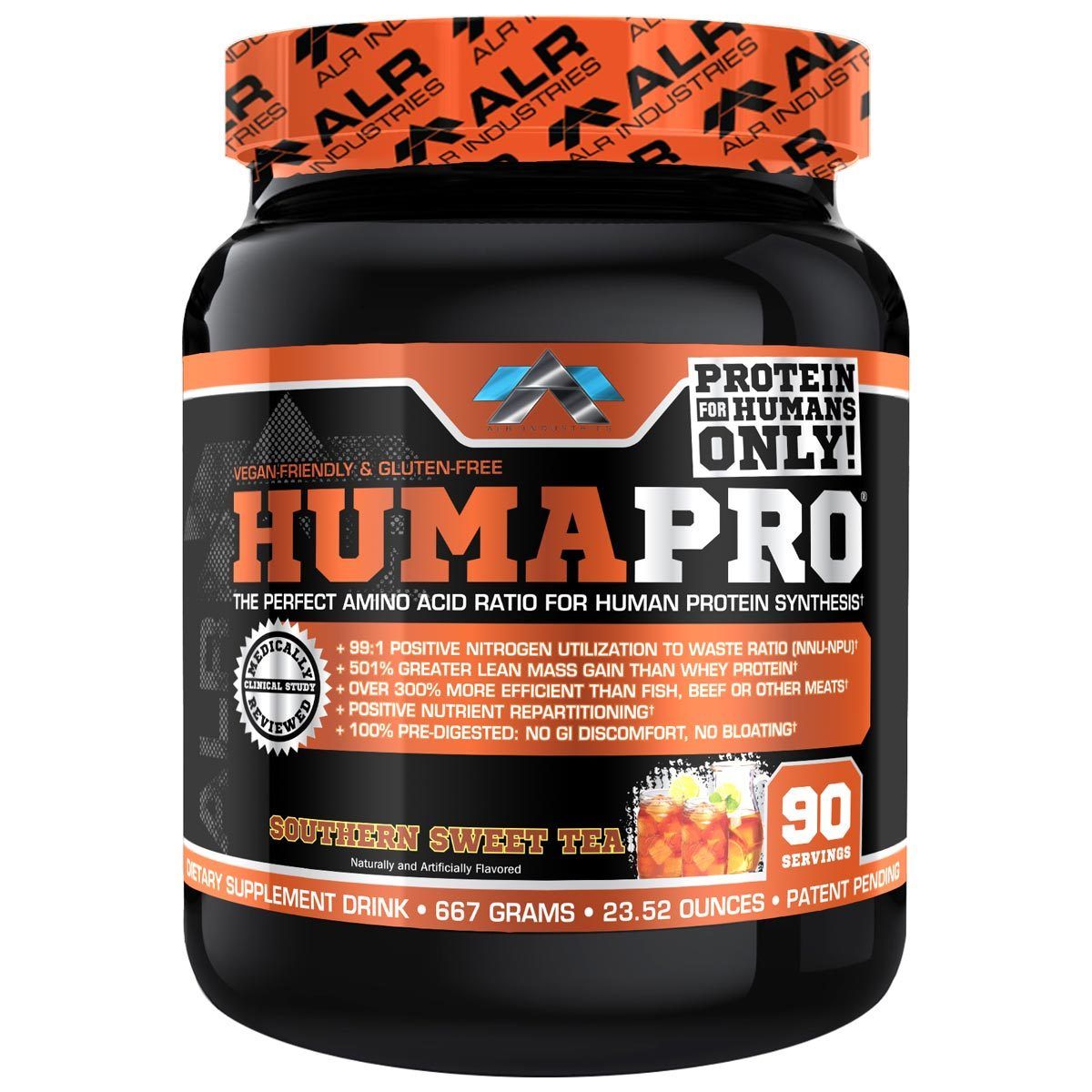 ALRI (ALR Industries) Humapro 90 Servings Amino Acids ALRI (ALR Industries) Sweet Tea (1059273605163)