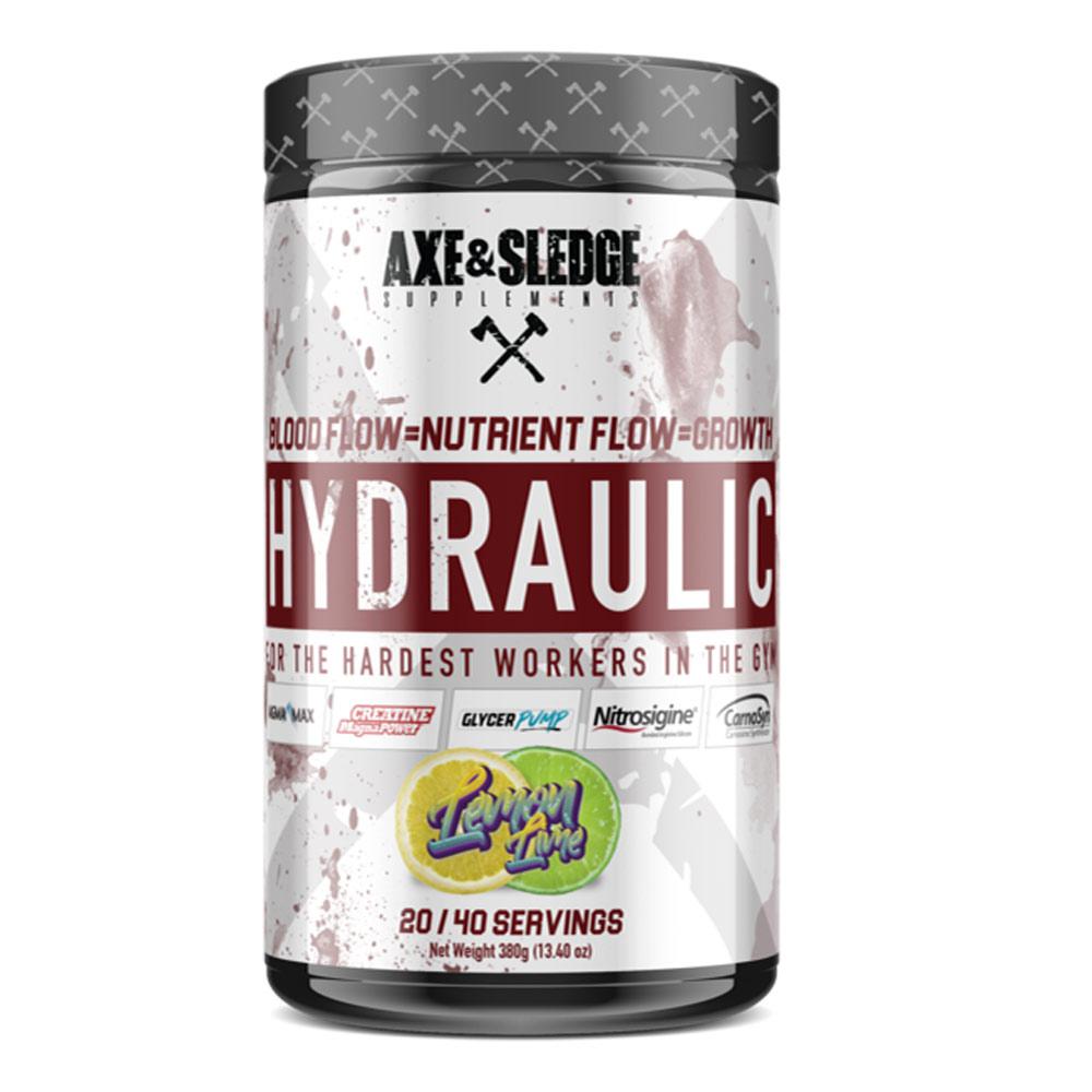 Axe & Sledge Hydraulic Stim-Free Pre-Workout | Pre-Pump Sports Performance Recovery AXE & SLEDGE LEMON LIME (1812332544043)