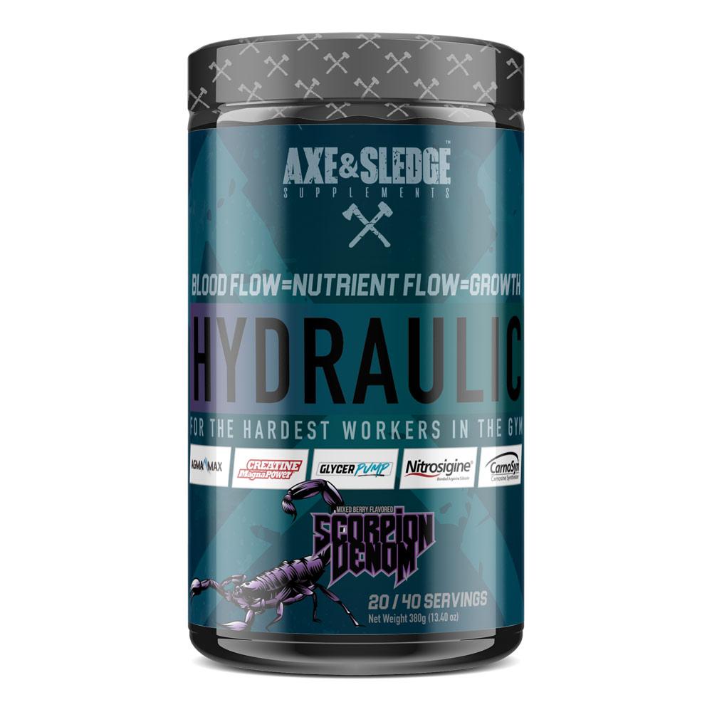 Axe & Sledge Hydraulic Stim-Free Pre-Workout | Pre-Pump Sports Performance Recovery AXE & SLEDGE SCORPION VENOM (1812332544043)