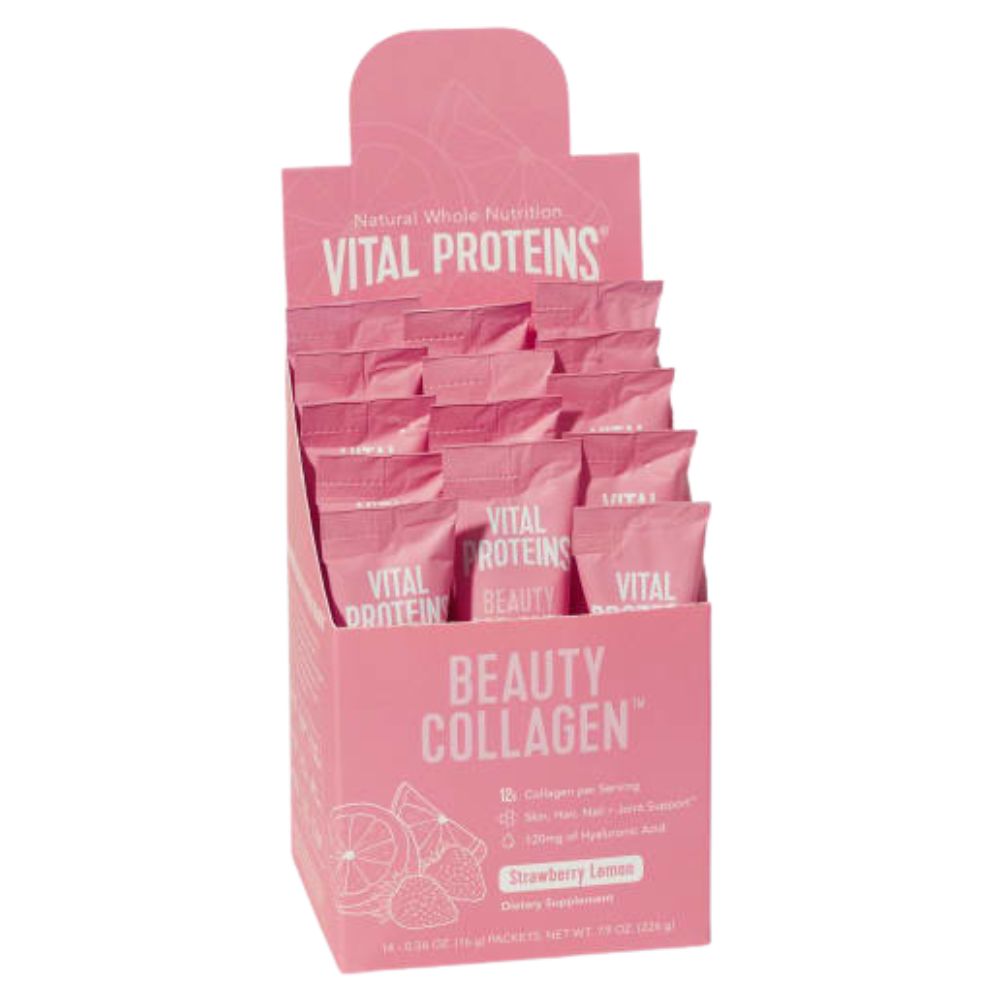 Vital Proteins Collagen Beauty Glow 14 Packets Personal CareHygeine Vital Proteins Strawberry Lemon