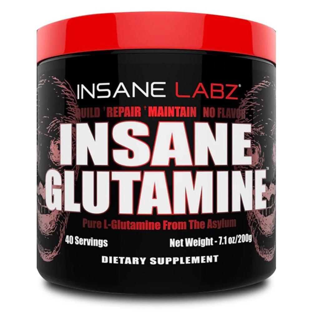 Insane Labz Insane Glutamine 40 Servings Amino Acids Insane Labz (4340916125761)