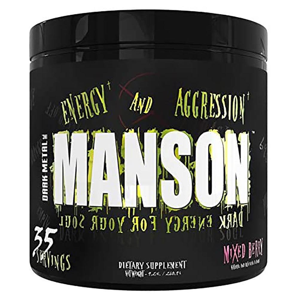 Insane Labz Manson 35/sv Pre-Workouts Insane Labz Mixed Berry (4577611546689)
