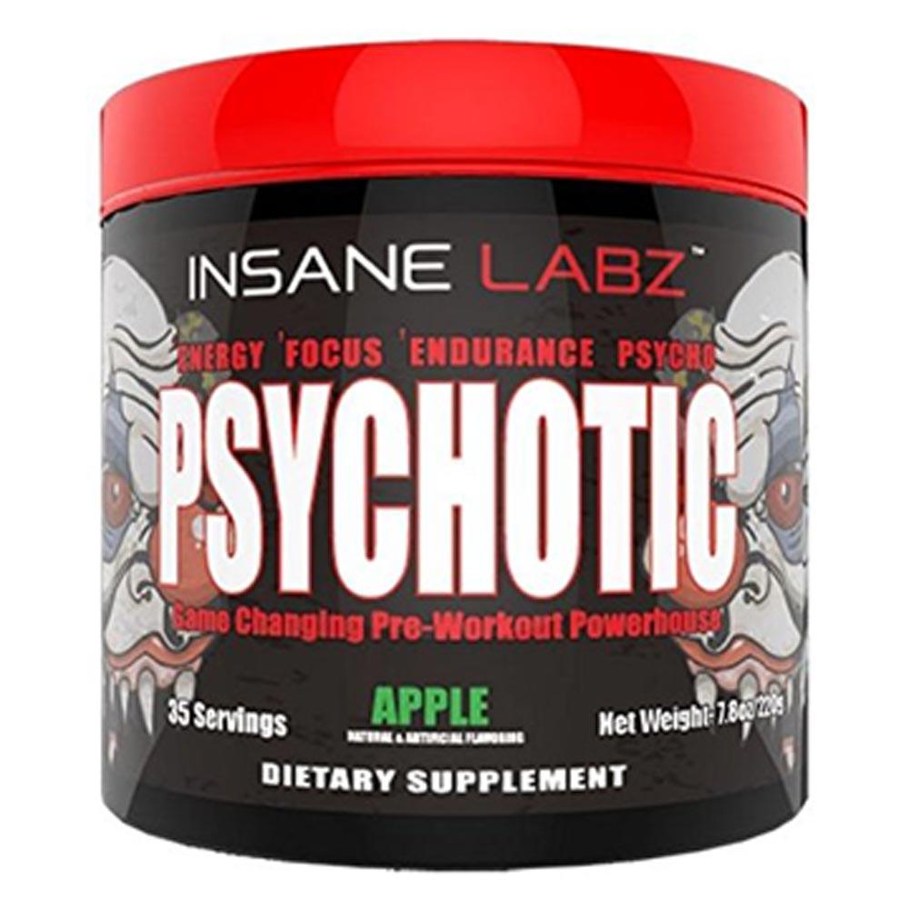 Insane Labz Psychotic 35 Servings Sports Performance Recovery Insane Labz Apple (1712150773803)