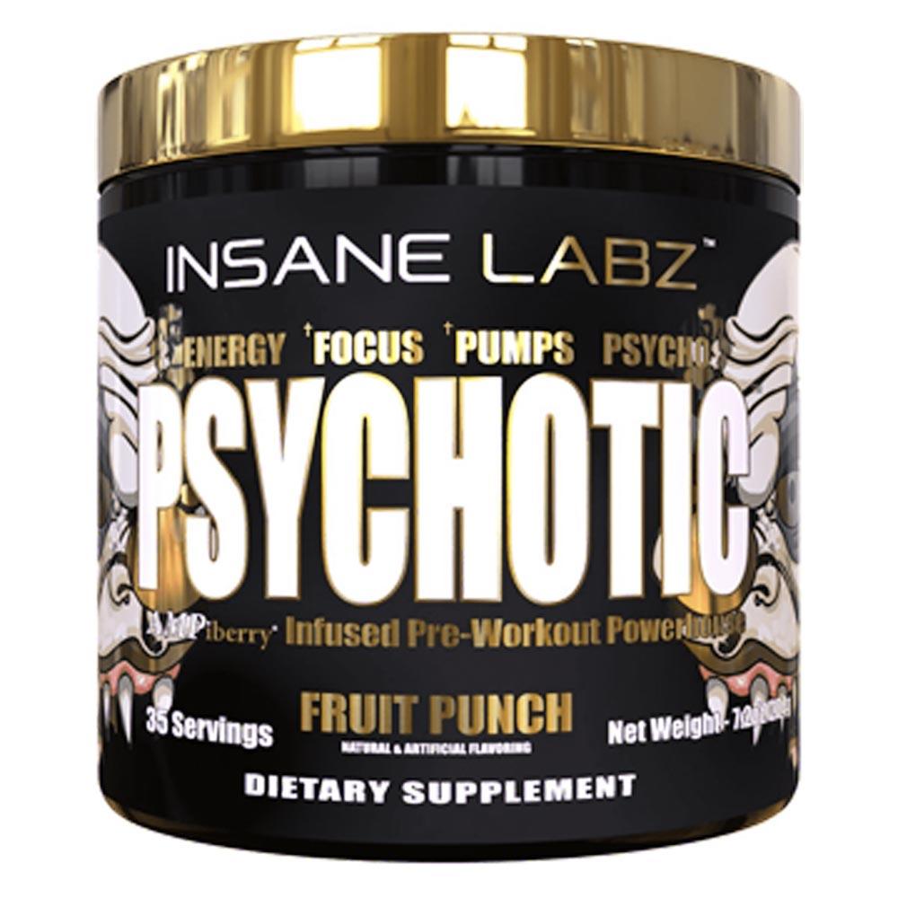 Insane Labz Psychotic Gold 35 Servings Sports Performance Recovery Insane Labz Fruit Punch (1712150806571)