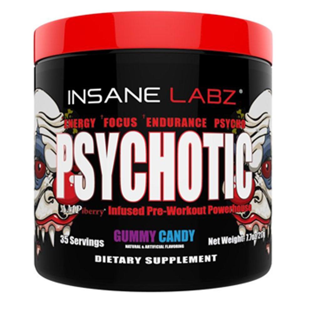 Insane Labz Psychotic 35 Servings Sports Performance Recovery Insane Labz Gummy Candy (1712150773803)