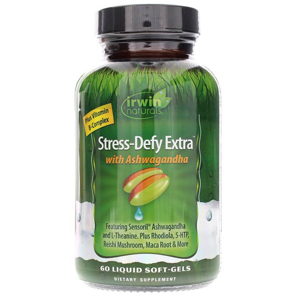 Irwin Naturals Stress-Defy Extra 60 Softgels Specialty Health Products Irwin Naturals (4336638427201)