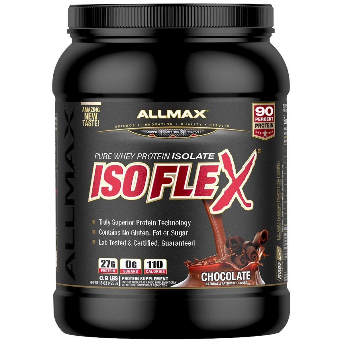 Allmax Nutrition Isoflex 15 Oz Protein Allmax Nutrition Chocolate (1059030761515)