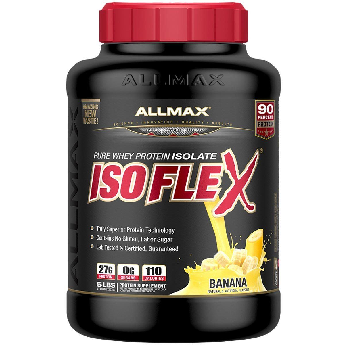 Allmax Nutrition IsoFlex 5 Lbs Protein Allmax Nutrition Banana Creme (1058318843947)