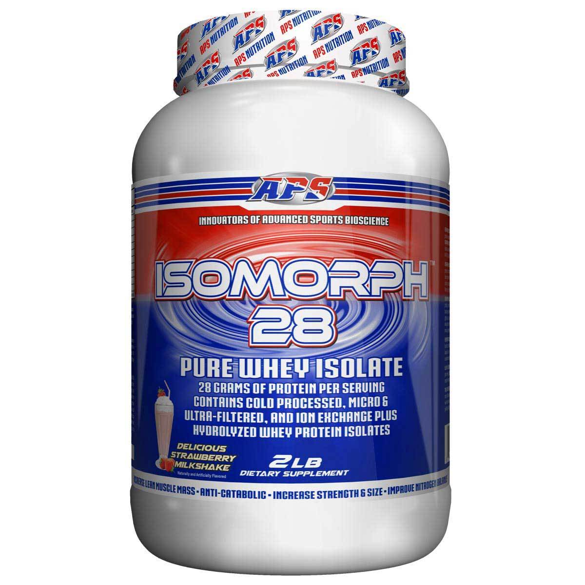 APS Nutrition Isomorph 28 2 Lbs Protein APS Nutrition Strawberry Milkshake (1058787819563)