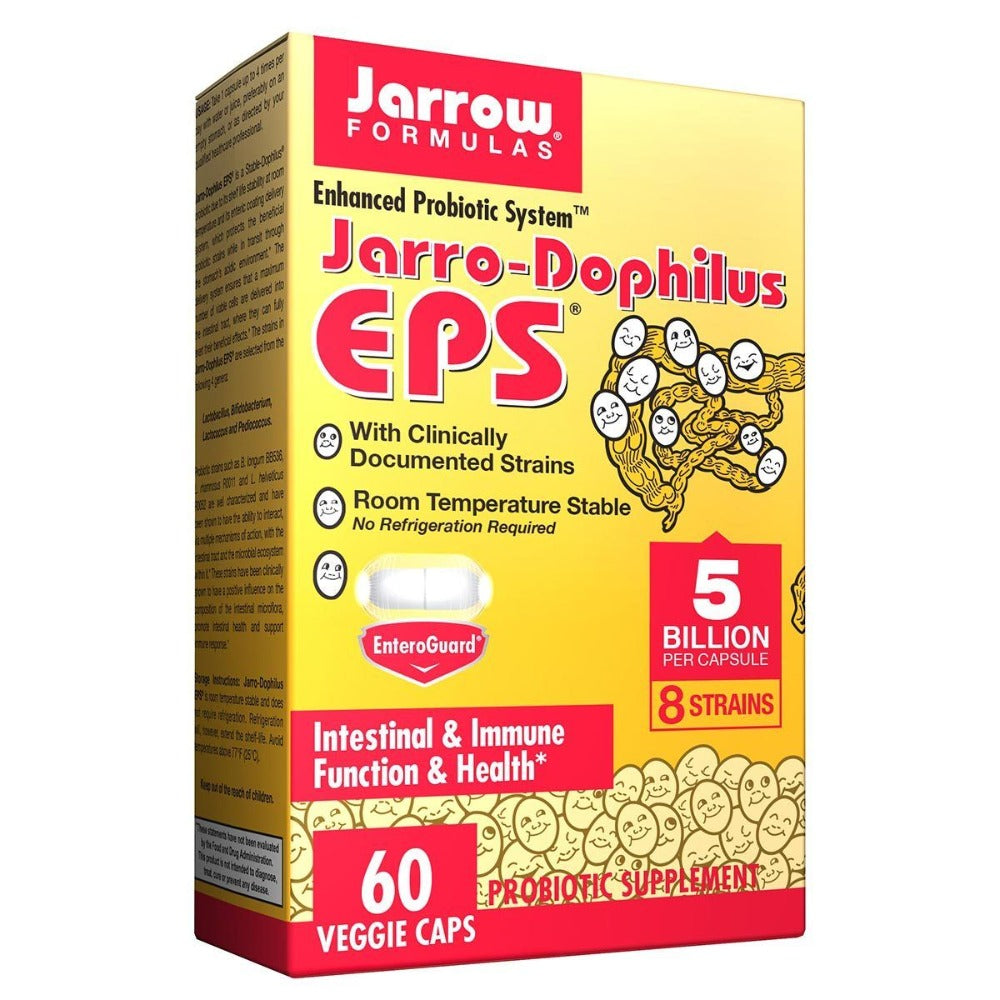 Jarrow Formulas Jarro-Dophilus EPS 60 Vege Caps Digestive Health / Probiotics Jarrow Formulas (1058779168811)