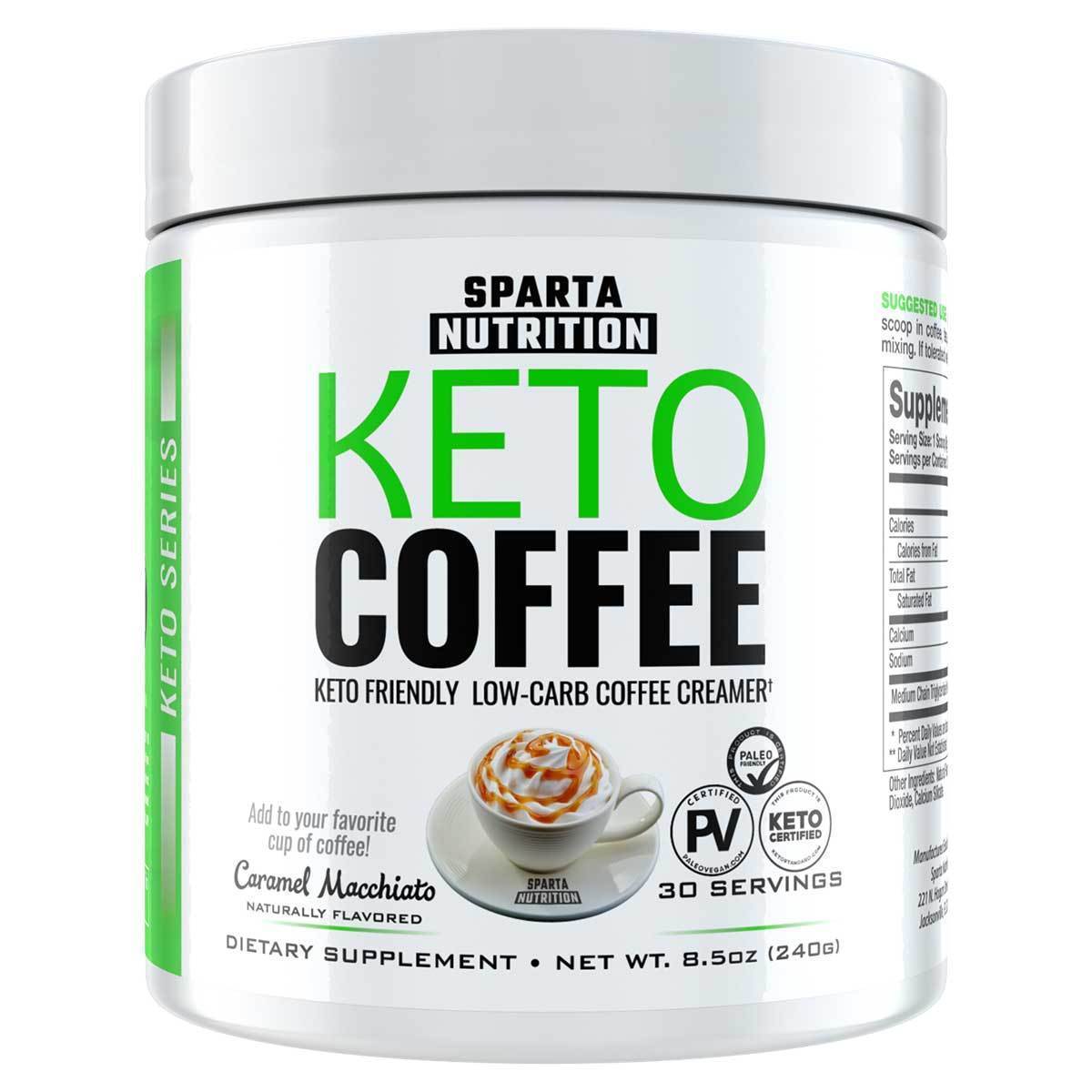 Sparta Nutrition Keto Coffee 30 Servings Specialty Health Products Sparta Nutrition Caramel Macchiato (1507125231659)