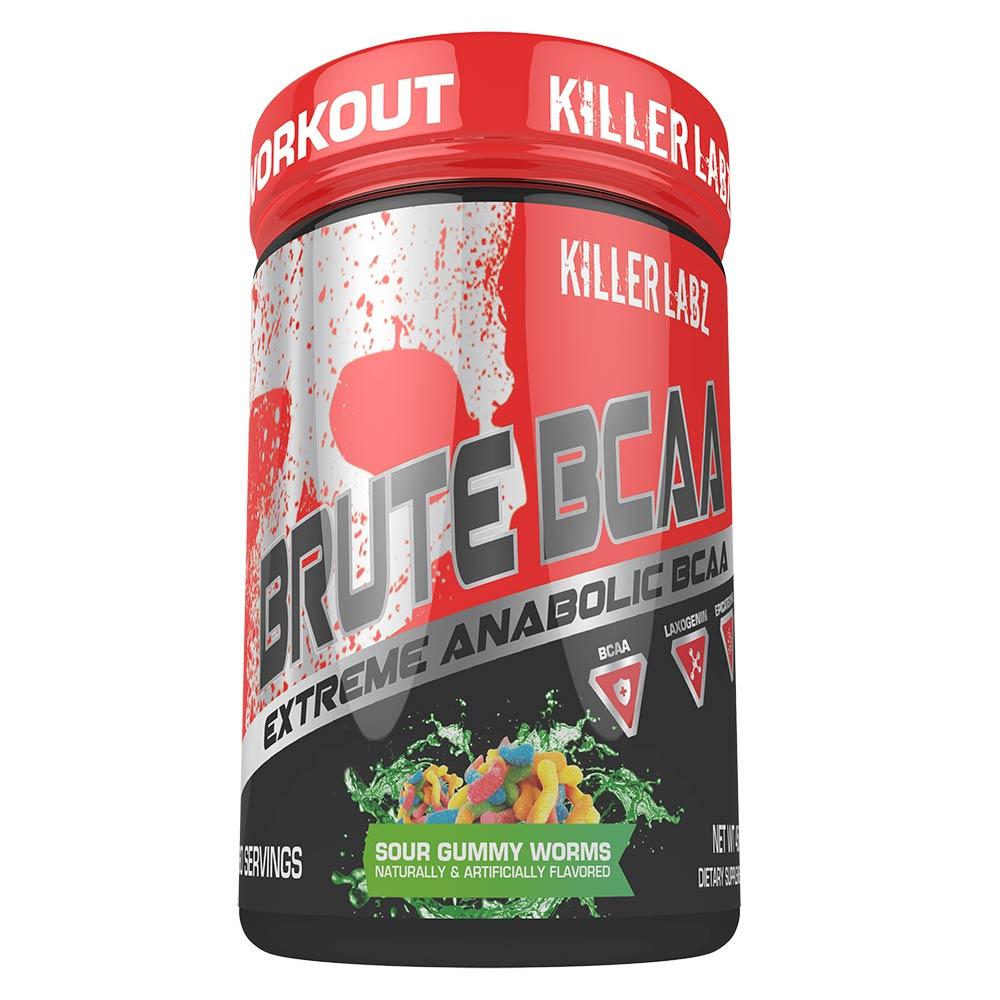 Killer Labz Brute BCAA Amino Acids Killer Labz SOUR GUMMY WORM (1582288568363)