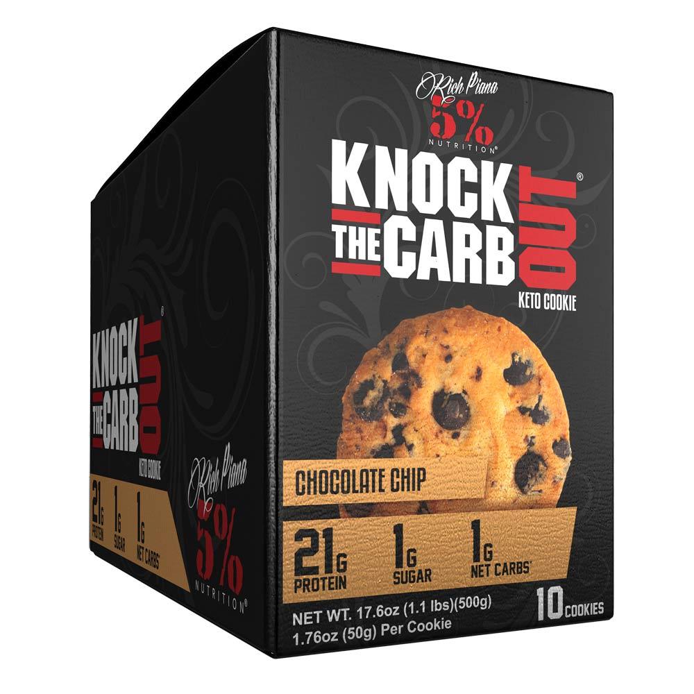 5% KTCO Keto Cookies 10/box Foods Juices 5% Nutrition Chocolate Chip (4284728016939)