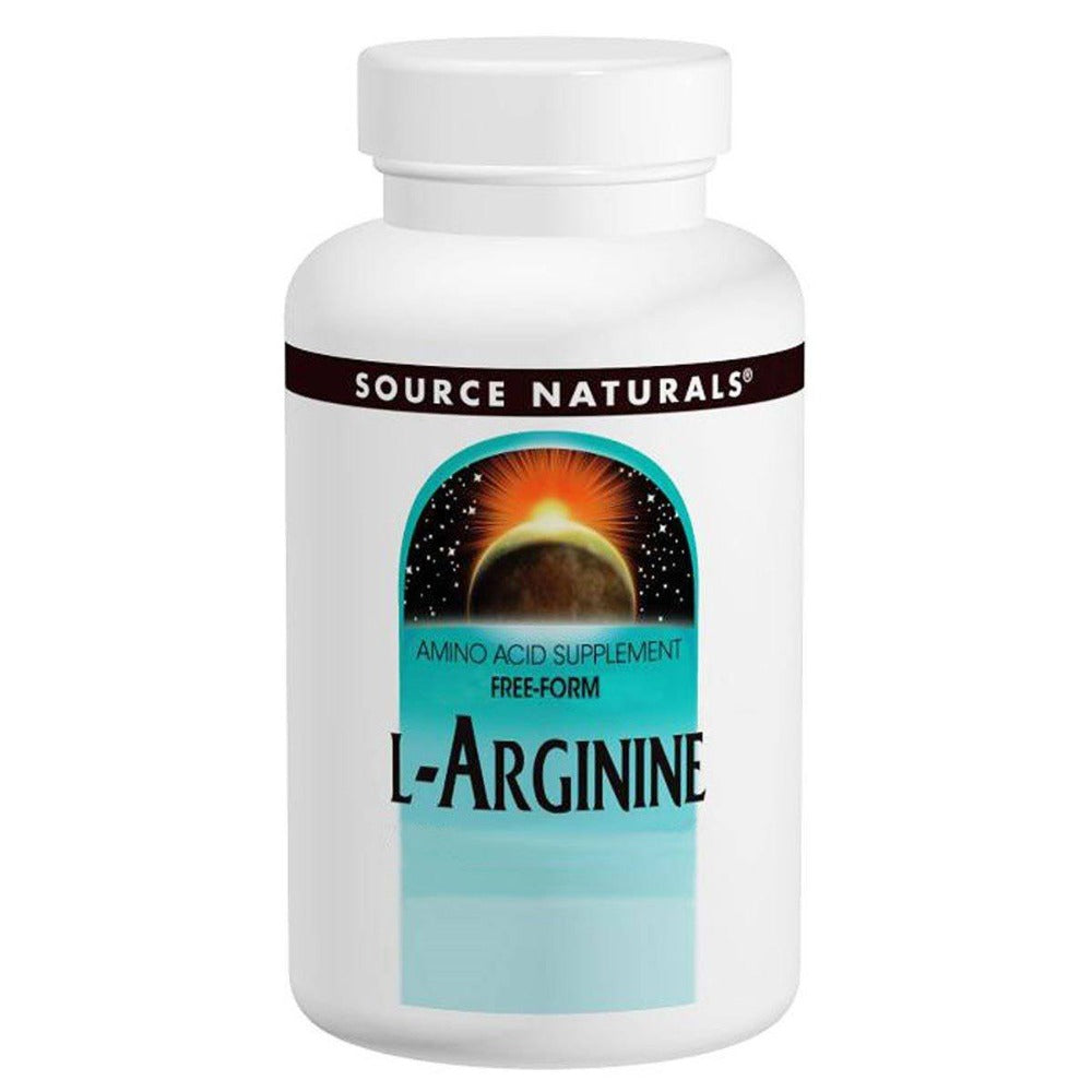 Source Naturals L-Arginine 500mg 100 Caps Amino Acids Source Naturals (1058070069291)