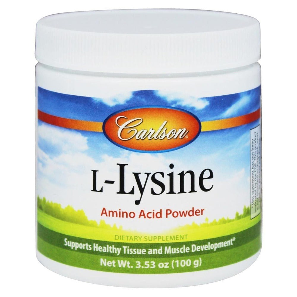 Carlson L-Lysine Powder 100 grams Amino Acids Carlson (1058946940971)