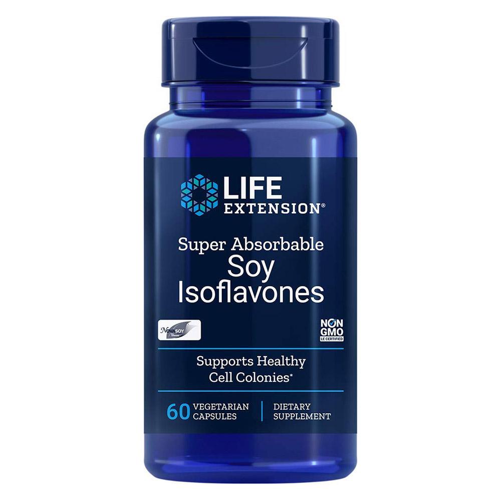 Life Extension Super-Absorbable Soy Isoflavones 60 Vege Caps Other Supplements Life Extension