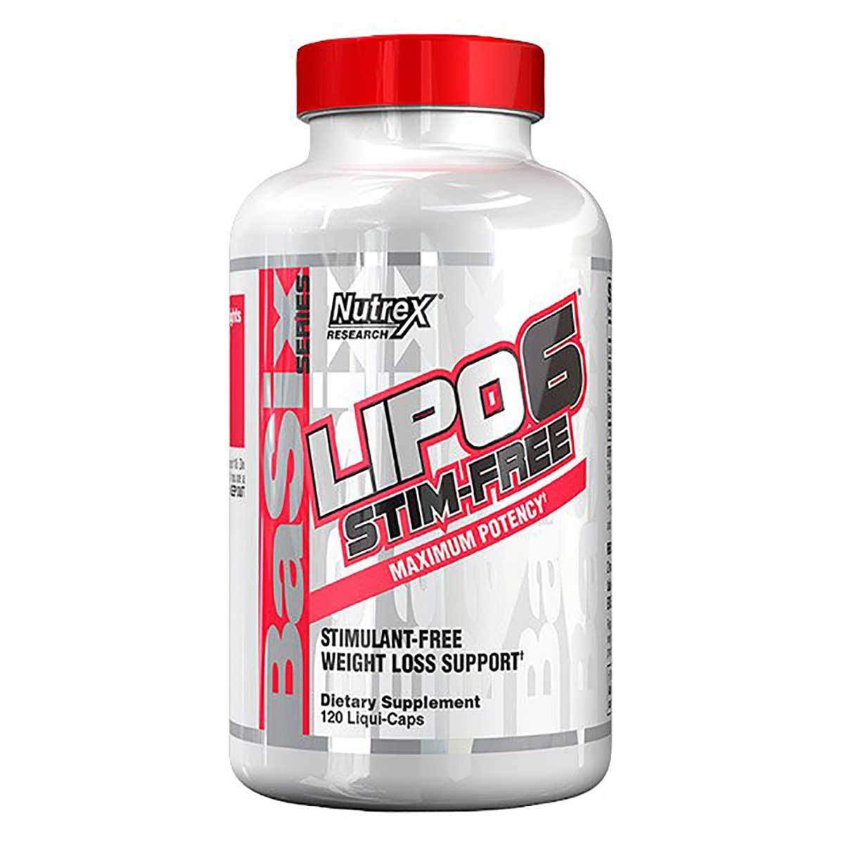 Nutrex Research Lipo 6 Stim Free 120 Liqui-Caps Diet/Energy Nutrex Research (1059078406187)