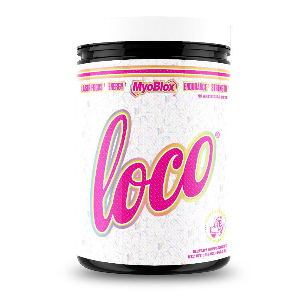 Myoblox Loco 36 Servings Pre-Workouts MyoBlox Melon Drop (4334035894337)
