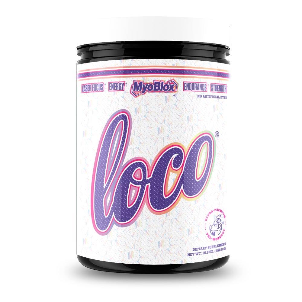 Myoblox Loco 36 Servings Pre-Workouts MyoBlox Purple Haze (4334035894337)