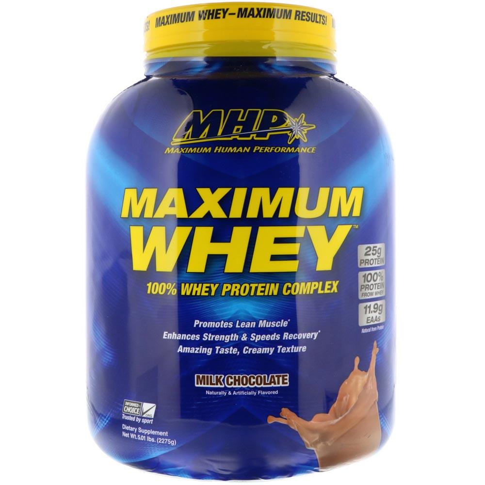 MHP Maximum Whey 5lb Protein Powders MHP Milk Chocolate (1771729223723)